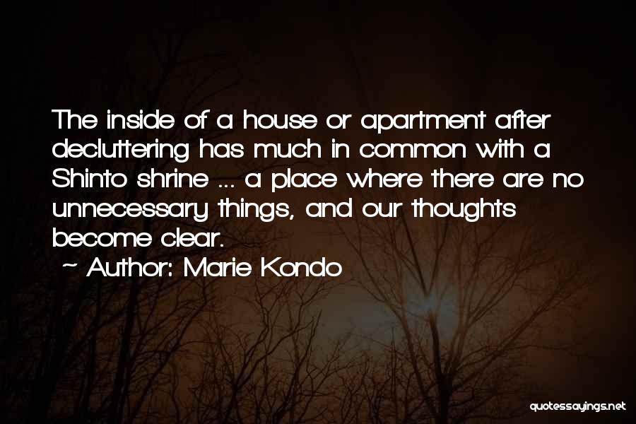 Decluttering Quotes By Marie Kondo