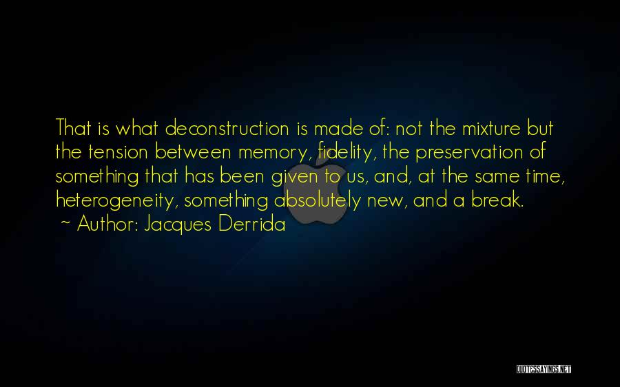 Deconstruction Quotes By Jacques Derrida