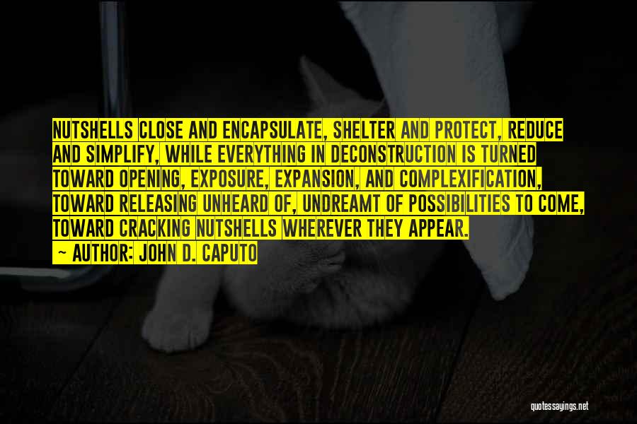 Deconstruction Quotes By John D. Caputo