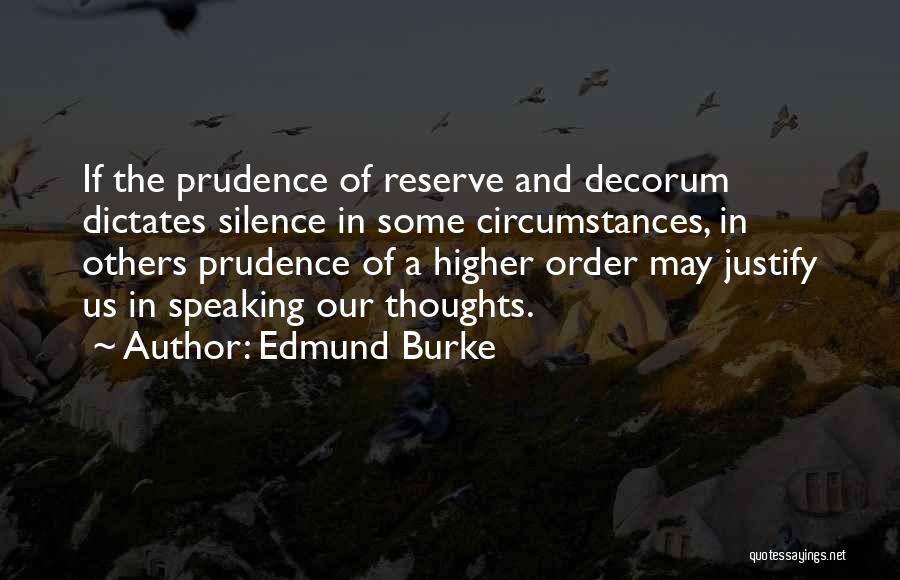 Decorum Quotes By Edmund Burke