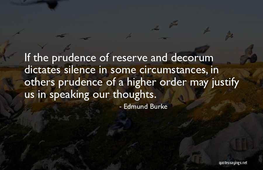 Decorum Quotes By Edmund Burke