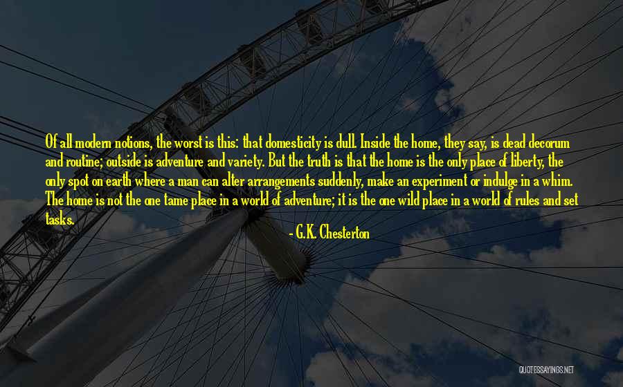 Decorum Quotes By G.K. Chesterton