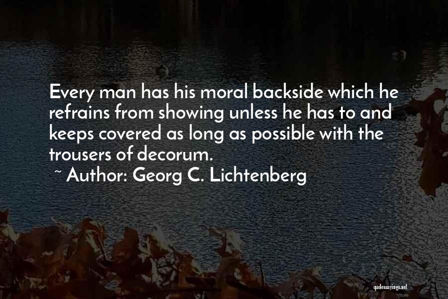 Decorum Quotes By Georg C. Lichtenberg