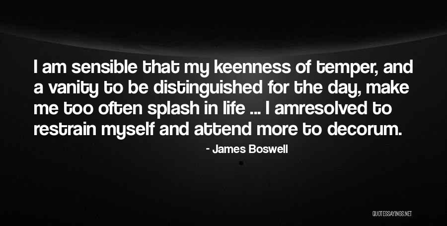 Decorum Quotes By James Boswell