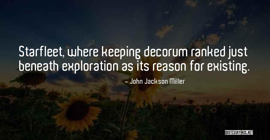 Decorum Quotes By John Jackson Miller