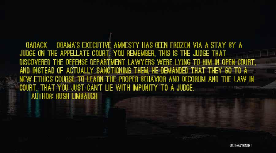 Decorum Quotes By Rush Limbaugh