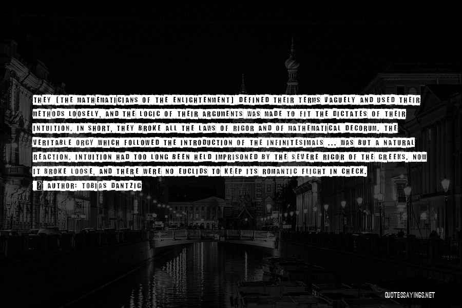 Decorum Quotes By Tobias Dantzig
