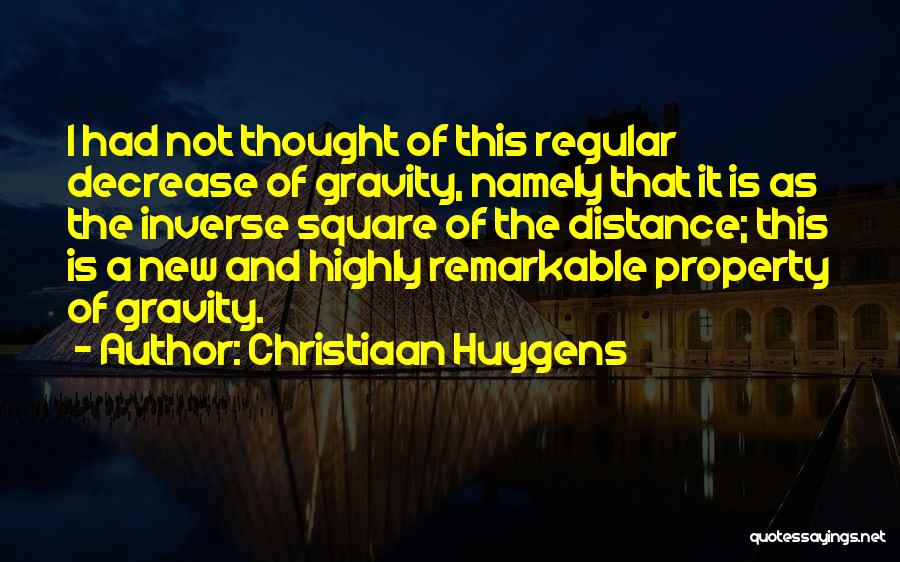 Decrease Quotes By Christiaan Huygens