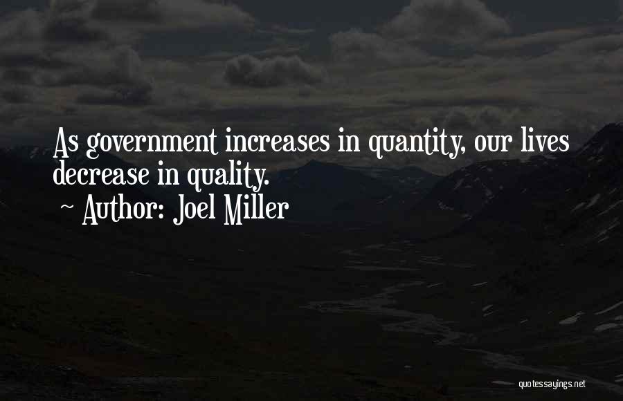 Decrease Quotes By Joel Miller