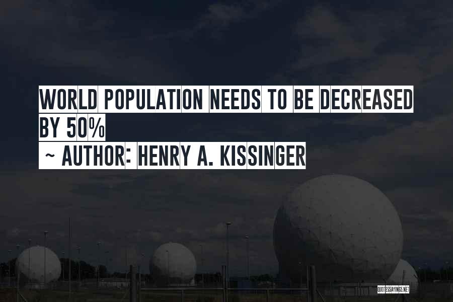 Decreased Quotes By Henry A. Kissinger