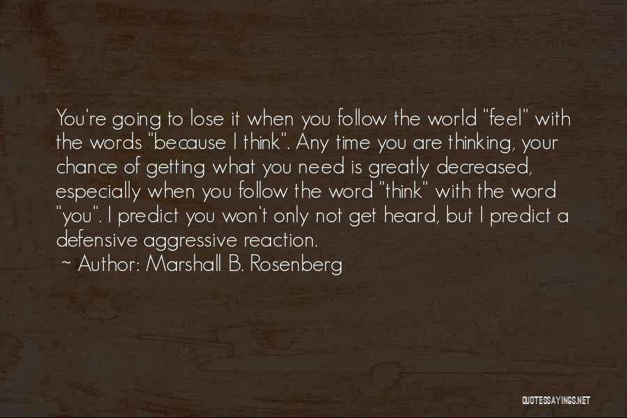 Decreased Quotes By Marshall B. Rosenberg