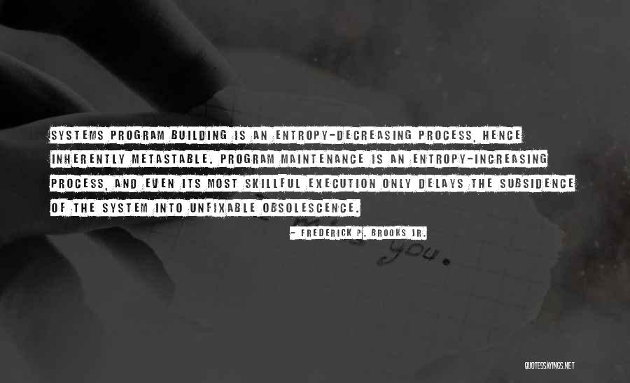 Decreasing Quotes By Frederick P. Brooks Jr. Decreasing Quotes By Frederick P. Brooks Jr.
