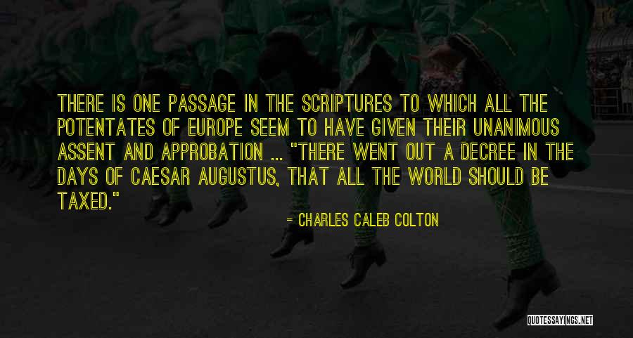 Decree Quotes By Charles Caleb Colton