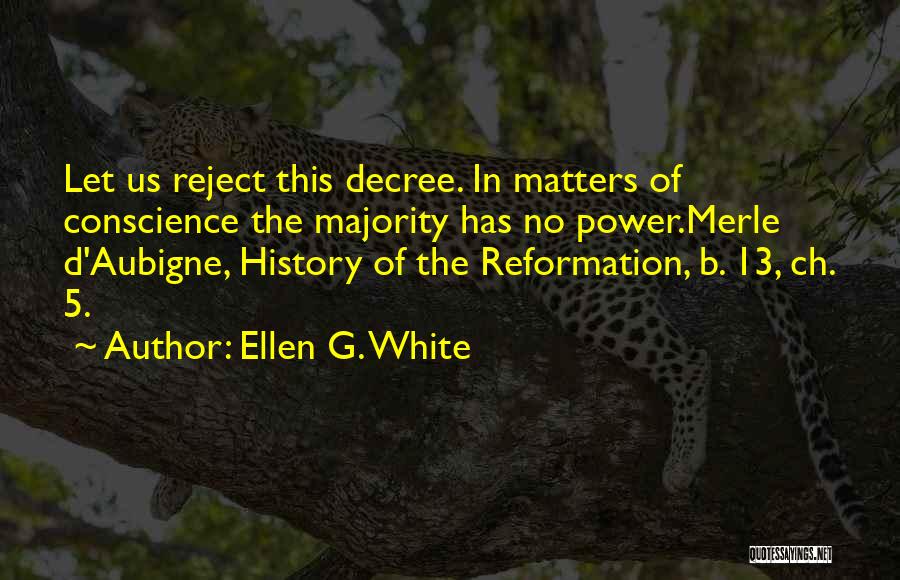 Decree Quotes By Ellen G. White