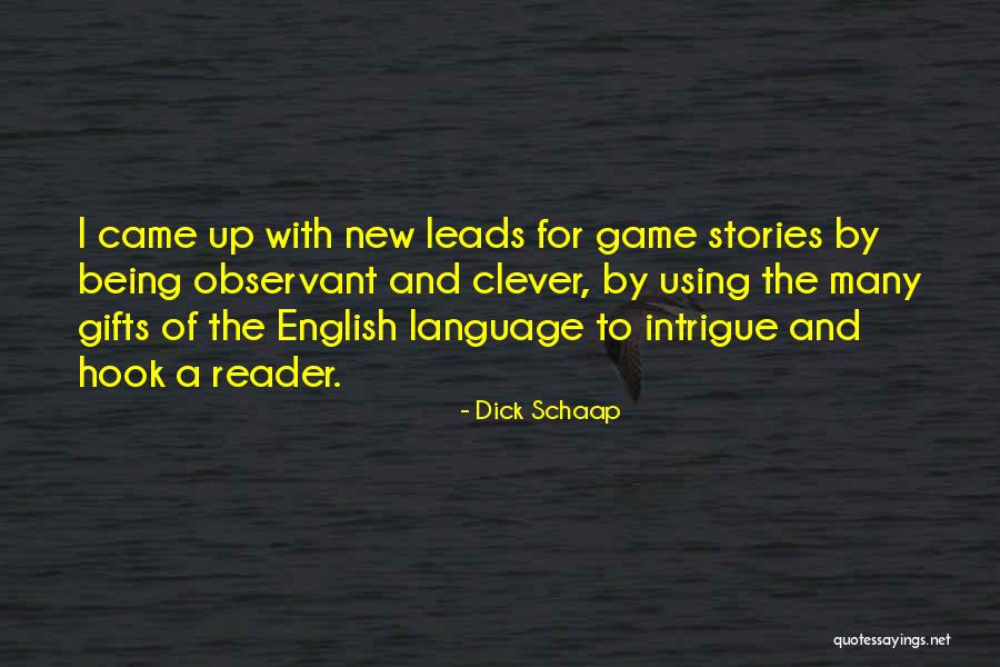 Decristofaro Quincy Quotes By Dick Schaap Decristofaro Quincy Quotes By Dick Schaap