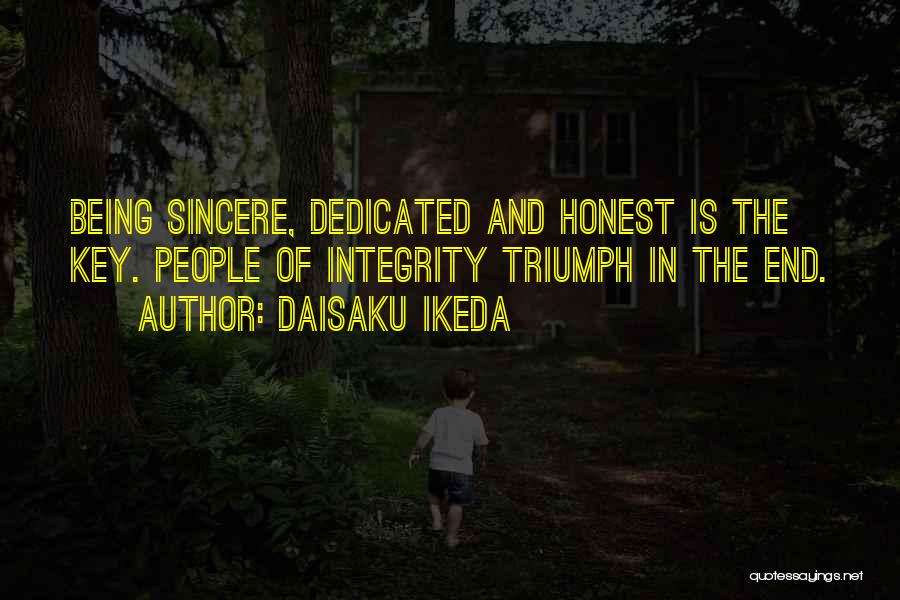Dedicated Quotes By Daisaku Ikeda