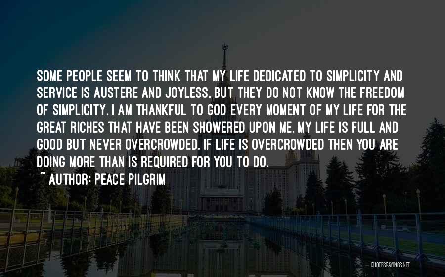 Dedicated Service Quotes By Peace Pilgrim