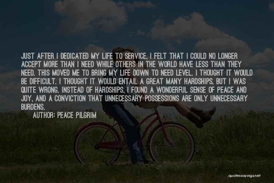 Dedicated Service Quotes By Peace Pilgrim