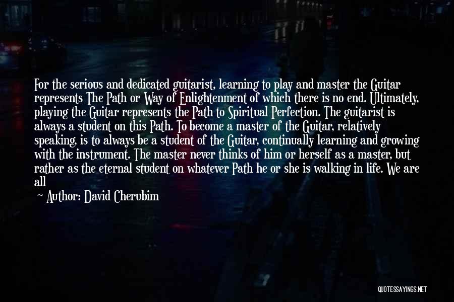 Dedicated Students Quotes By David Cherubim