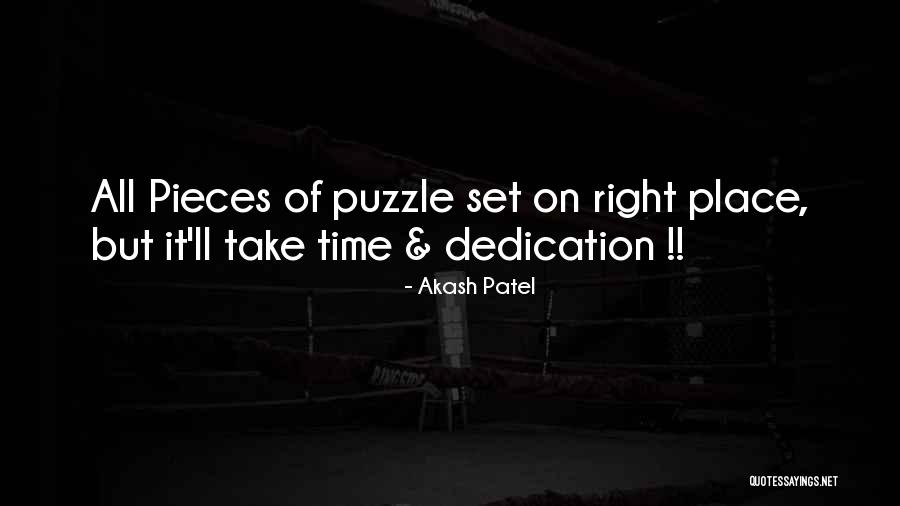 Dedication And Attitude Quotes By Akash Patel