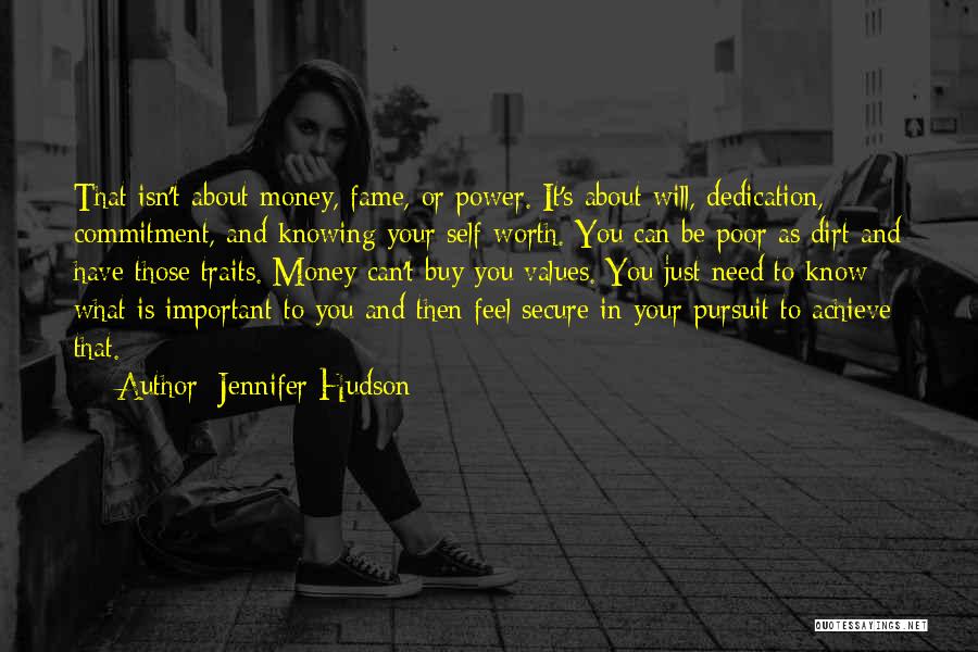 Dedication And Commitment Quotes By Jennifer Hudson