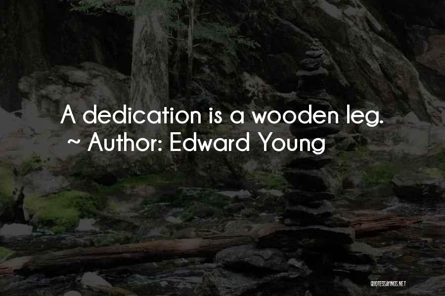 Dedication Of A Book Quotes By Edward Young