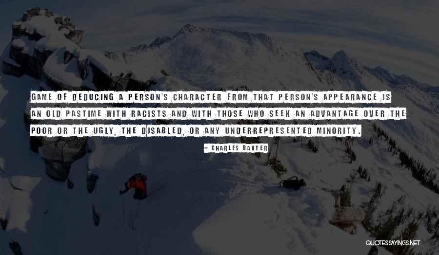 Deducing Quotes By Charles Baxter Deducing Quotes By Charles Baxter