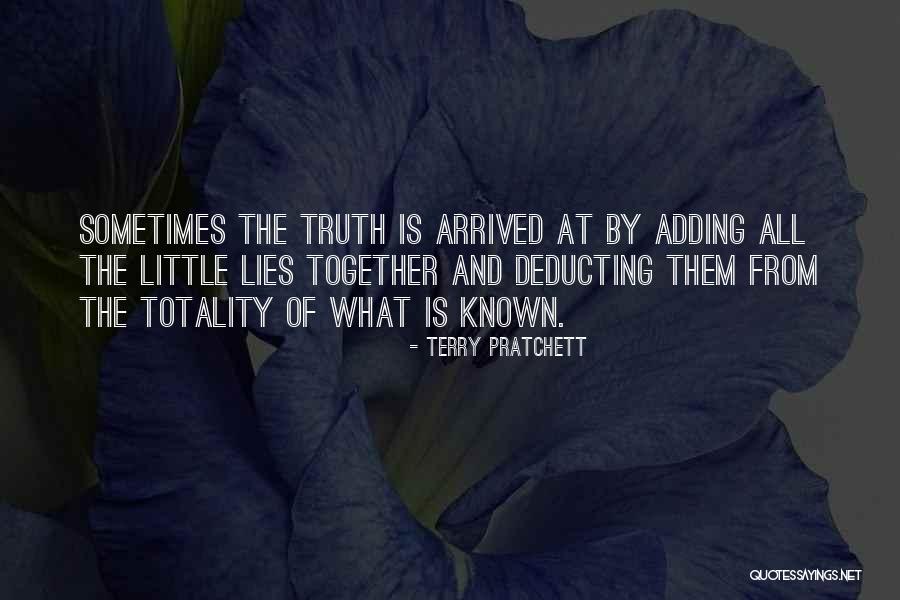 Deducting Quotes By Terry Pratchett Deducting Quotes By Terry Pratchett