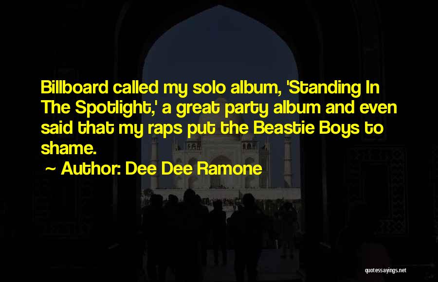 Dee Dee Ramone Quotes 493002