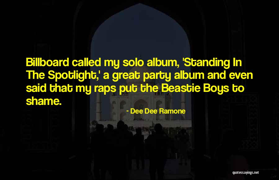 Dee Dee Ramone Quotes 493002