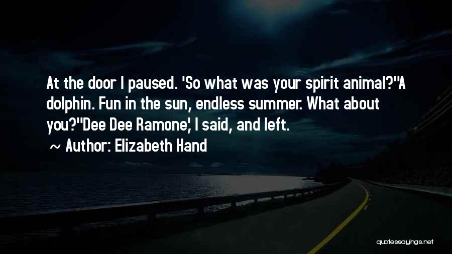 Dee Ramone Quotes By Elizabeth Hand