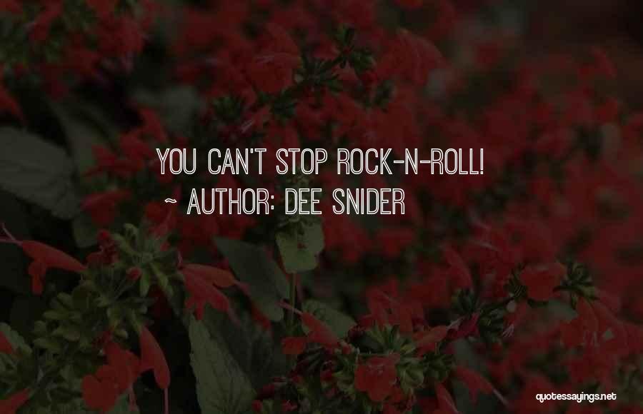 Dee Snider Quotes 1402409