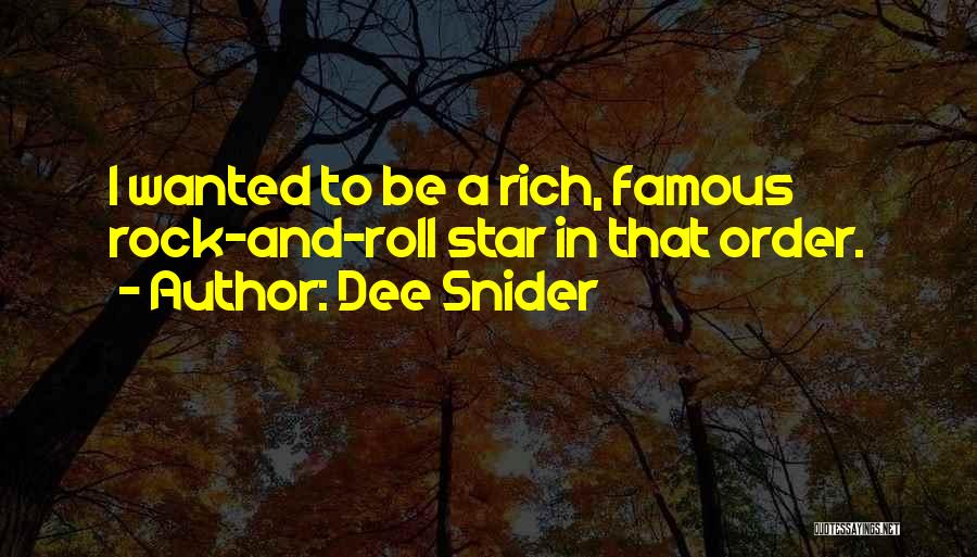 Dee Snider Quotes 726512