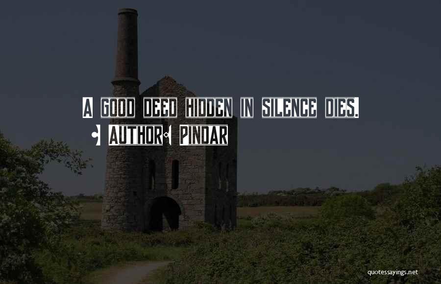 Deed Quotes By Pindar