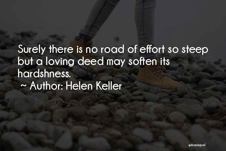 Deeds Of Kindness Quotes By Helen Keller