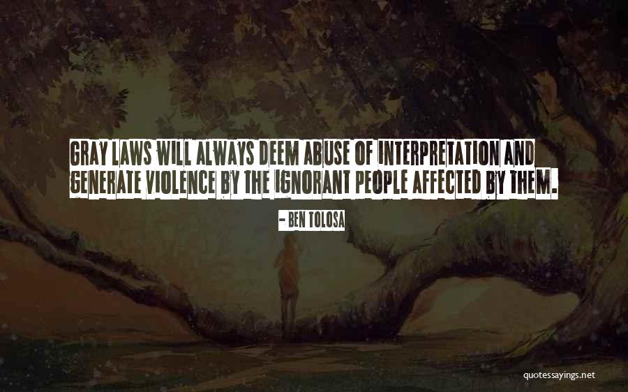 Deem Quotes By Ben Tolosa Deem Quotes By Ben Tolosa