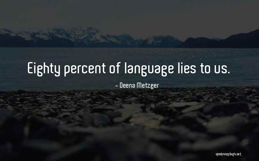 Deena Metzger Quotes 2105944