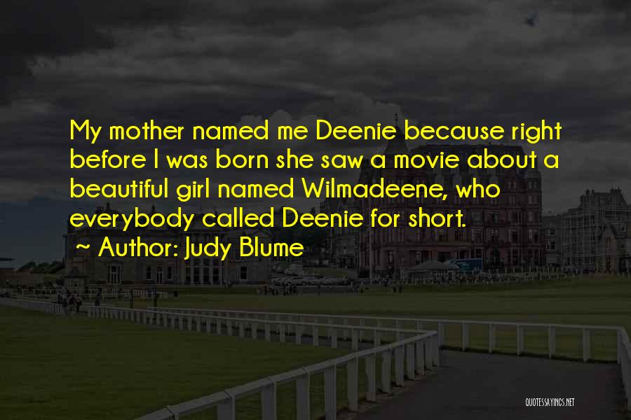 Deenie Quotes By Judy Blume