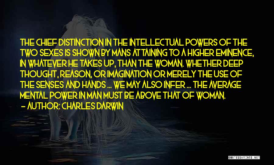 Deep And Intellectual Quotes By Charles Darwin