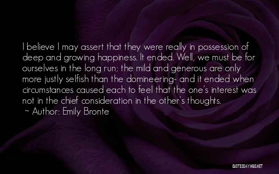 Deep And Long Love Quotes By Emily Bronte