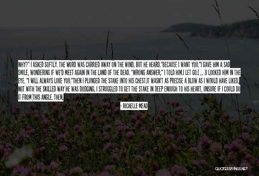 Deep And Sad Quotes By Richelle Mead