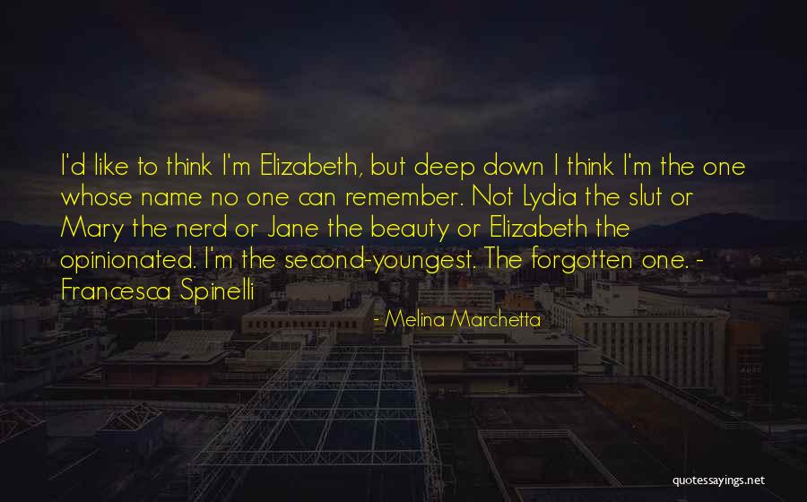 Deep Beauty Quotes By Melina Marchetta