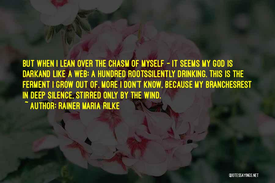 Deep Chasm Quotes By Rainer Maria Rilke