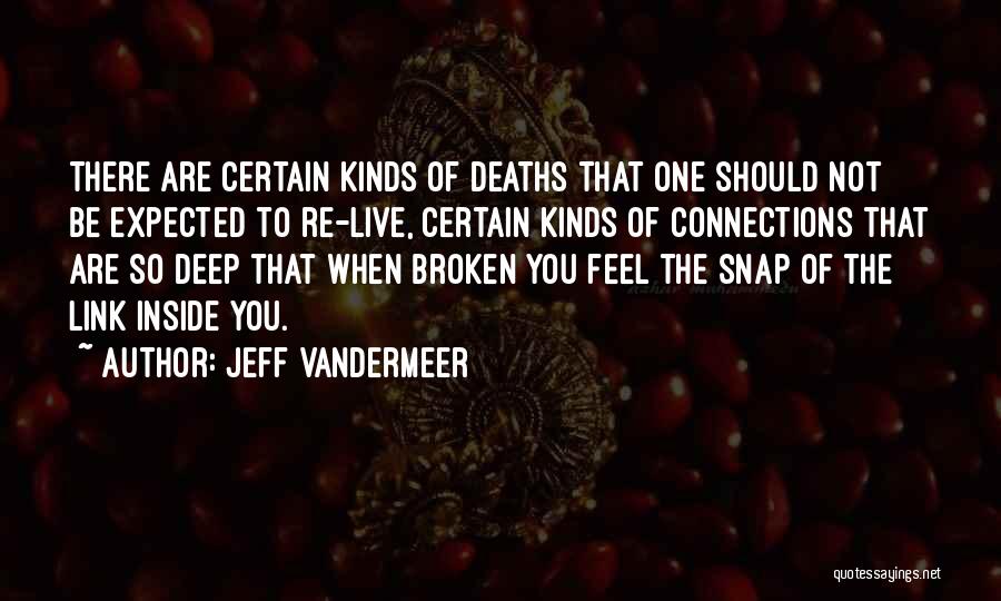 Deep Connections Quotes By Jeff VanderMeer