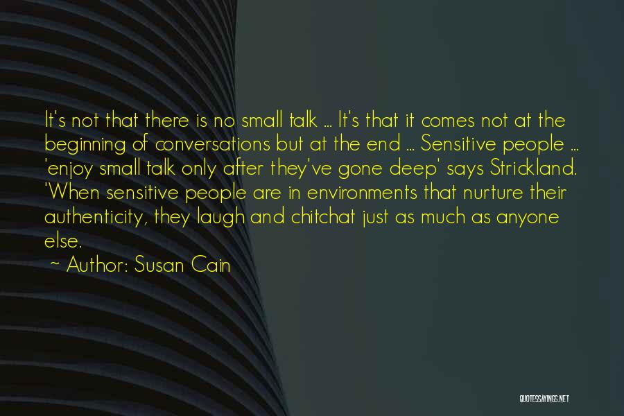 Deep Conversations Quotes By Susan Cain