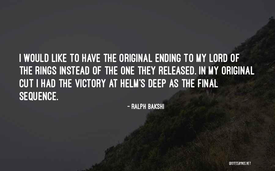 Deep Cut Quotes By Ralph Bakshi Deep Cut Quotes By Ralph Bakshi