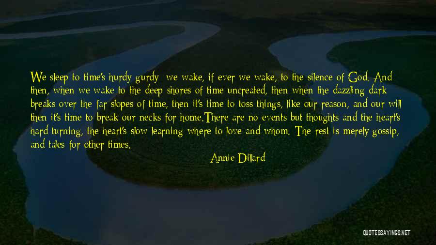 Deep Dark Love Quotes By Annie Dillard Deep Dark Love Quotes By Annie Dillard