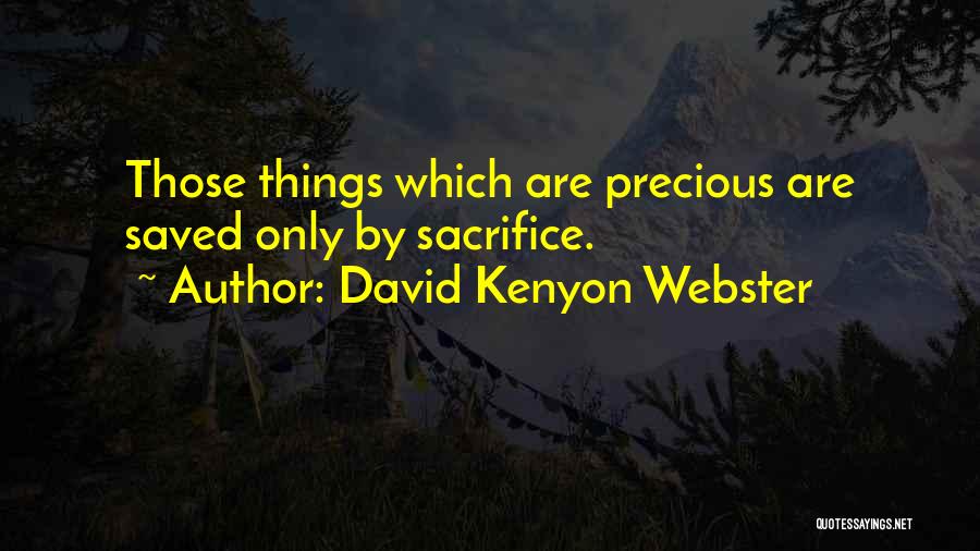 Deep Dark Thoughts Quotes By David Kenyon Webster