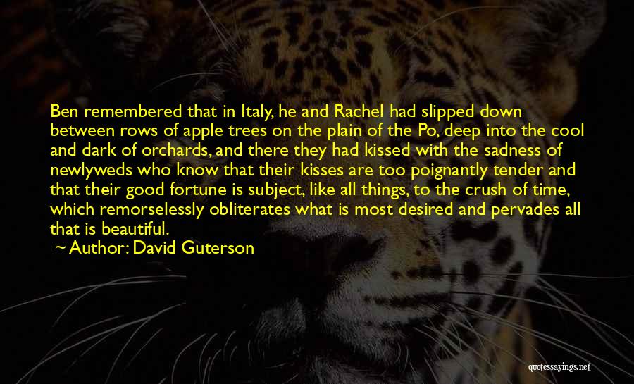 Deep Down Dark Quotes By David Guterson
