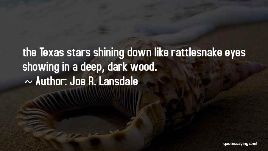 Deep Down Dark Quotes By Joe R. Lansdale
